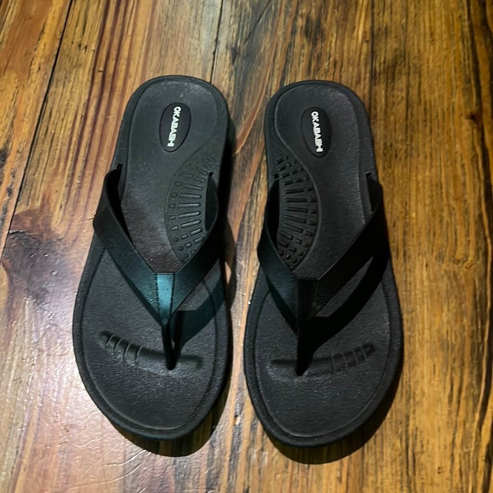 Womens, Okabashi Sandals, black, size Large